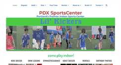 Desktop Screenshot of pdxsportscenter.com