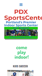 Mobile Screenshot of pdxsportscenter.com